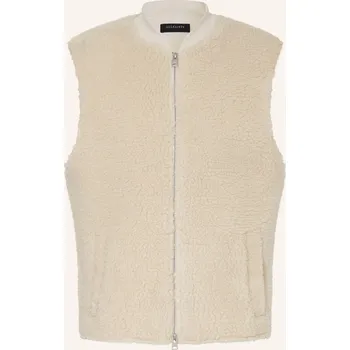 Allsaints Pánská Teddyfellová Vesta Otis, krémová, 52