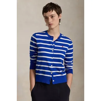 Dámský svetr Kardigan Polo Ralph Lauren dámský, červená barva, lehký, 211891885 50X, vel. M