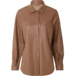 esmara® Dámská košile ve vzhledu kůže (hnědá, L(44/46))