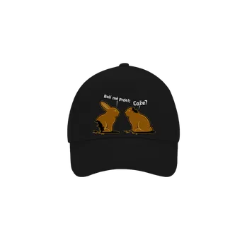 Kšiltovka Bastard Bolí mě prdel kšiltovka baseballka Black