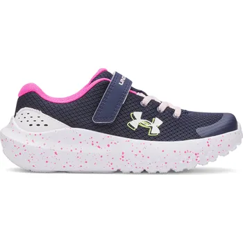 Chlapecké tenisky dětské boty Under Armour UA Surge 4 Fialová 36,5