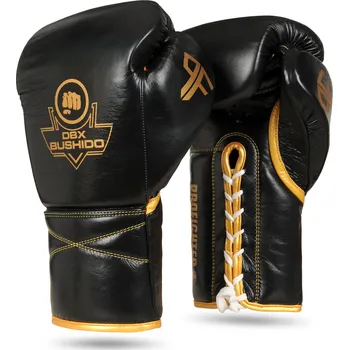 Chránič rukou Šněrovací vícevrstvé rukavice DBX BUSHIDO ProFighter Gold Velikost: 10 oz.
