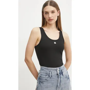 Top Armani Exchange černá barva, XW000090 AF10805 XW000090.AF10805 99X, vel. S