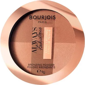 Bourjois, Always Fabulous Bronzing Powder univerzálny rozjasňujúci bronzer 002 Dark 9g