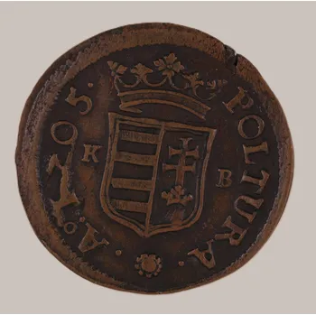 Mincovna Kremnica 1 poltura 1705, František II. Rákóczi, Kremnica 3,20 g
