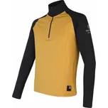 Mikina Sensor Thermo krátký zip pánské černo-hořčicová XL