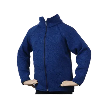 Dívčí oblečení Fantom Dětský svetr na zip - TMAVĚ MODRÝ MELÍR KONFEKČNÍ VELIKOST: 170