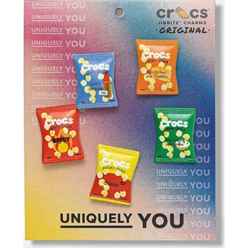 Chlapecké sandály Připínačky na obuv Crocs Chip Variety 5-pack 10015977 vícebarevná MLC, vel. ONE SIZE