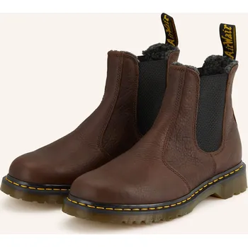 Pánská obuv Dr. Martens Pánské Boty 2976, tmavě hnědá / žlutá / černá, 44