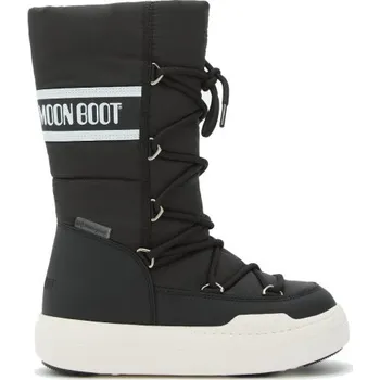 Dívčí sněhule Dětské sněhule Moon Boot JR PARK TUBE LACE WP - černá 27