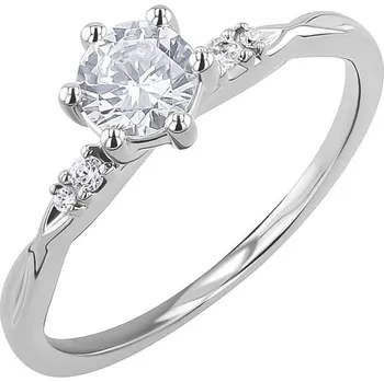 Prsten Zásnubní prsten s lab-grown diamanty Mileva