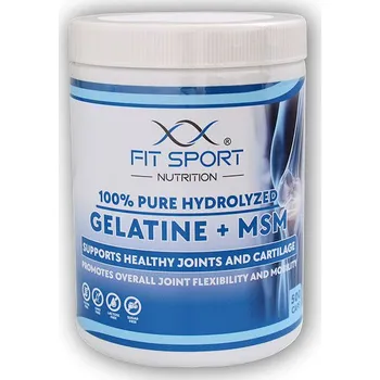 Kloubní výživa 100% Pure Hydrolyzed Gelatine + MSM 500 kapslí - Želatina + MSM
