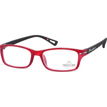Brýle na čtení MONTANA EYEWEAR Dioptrické brýle MR76B BLACK RED +3,50