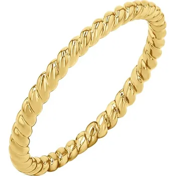 Prsten Stříbrný propletený prsten Twisty