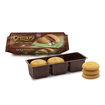 Tonon Cremosi Italské sušenky plněné lískovým krémem 150g