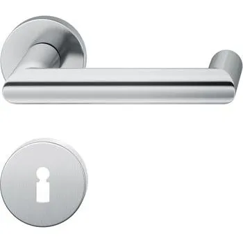 Stavební výplň FSB objektové dveřní kování 72 1016, klika-klika, AGL rozeta OB, nerez mat