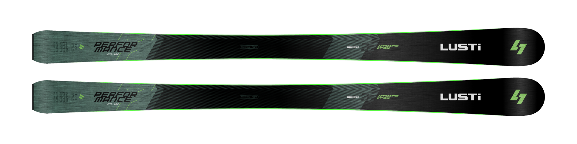 Lyže LUSTI PC 77, 170 cm, 2025/26 +10% sleva na servis lyží + pásek na lyže zdarma