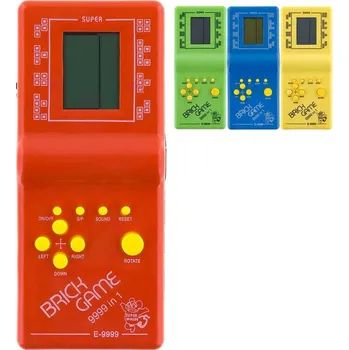 Herní konzole Retro postřehová hra Tetris na baterie mix motivů