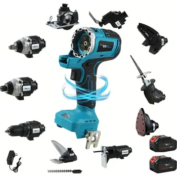 Sada nářadí Multifunkční AKU sada 11v1 + 2x baterie 21V