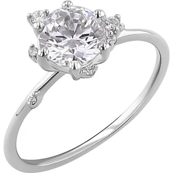 Prsten Cluster zásnubní prsten s diamanty Kalia