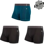 Trenky Sensor Coolmax Tech 3 balení pánské 2x černá a 1x safír X