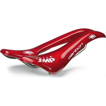 Komponent pro jízdní kolo Sedlo Selle SMP Carbon 263x129 mm červená