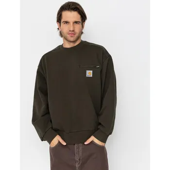 Pánská mikina Carhartt WIP Detroit (olive/stone washed) XL, šedá