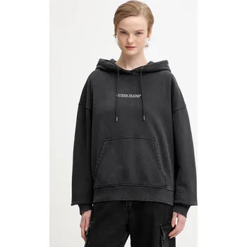 Dámská mikina Bavlněná mikina Guess Jeans W5BQ15.KCPR1 černá 99X, vel. S