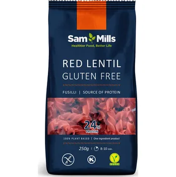 Sam Mills Luštěninové těstoviny z červené čočky vřetena 250 g