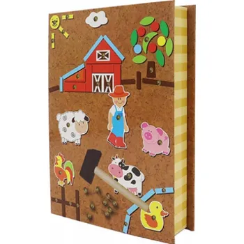 zatloukačka Dřevěná skládačka - Vesnická farma