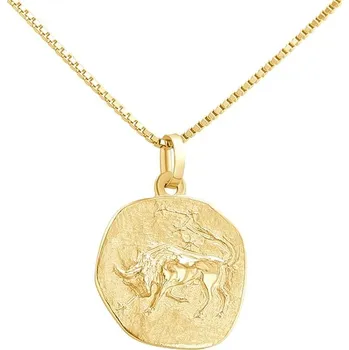 Šperk Zlatý přívěsek se symboly znamení zvěrokruhu Býk