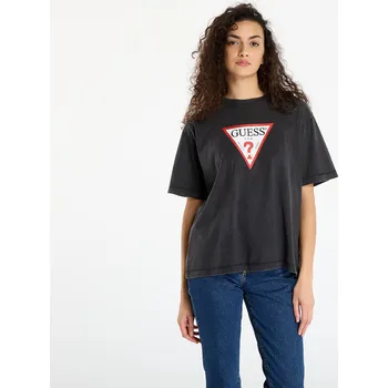 Tričko Guess Jeans Ss Cn Os Iconic T-shirt Black S