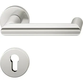 Stavební výplň FSB objektové dveřní kování 72 1016, klika-klika, AGL rozeta PZ, stříbrný elox