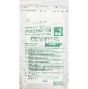 Zdravotnický materiál Dona Sensitive Rukavice operační prašné vel.7,5 1 pár