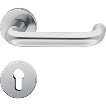 Dveřní kování FSB objektové dveřní kování 72 1070, klika-klika, AGL rozeta PZ, nerez mat