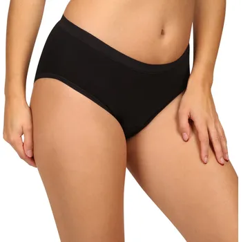 Menstruační kalhotky Menstruační kalhotky Love Luna černé Cotton Midi Brief (LLUWCPMI) XL