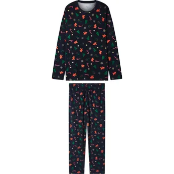 esmara Men Pánské vánoční velurové pyžamo (navy modrá, XXL (60/62))