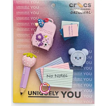 Chlapecké sandály Připínačky na dětské boty Crocs Girly Back to School 5 Pack 5-pack 10016024.Girly.Back.to. vícebarevná MLC, vel. ONE SIZE