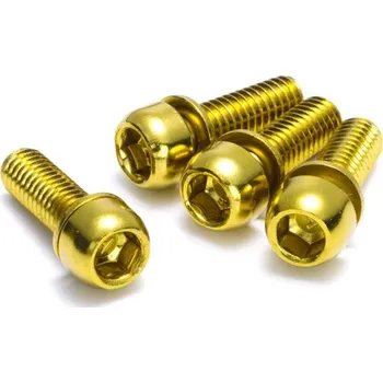 Brzda na kolo Šrouby Reverse M6x18mm Gold 4ks brzdový třmen 01810