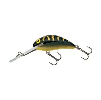 Nástraha Salmo Wobler Hornet Super Deep Runner Black Tiger 4 cm 3,8 g