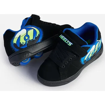 Kolečkové brusle Heelys - Kolect X2 - Black/Royal/Green - koloboty Velikost boty: 31