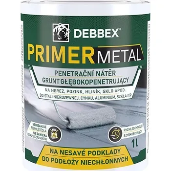 Penetrace Den Braven Penetrační nátěr PRIMER METAL Barva Světle modrá Kbelík 3 l