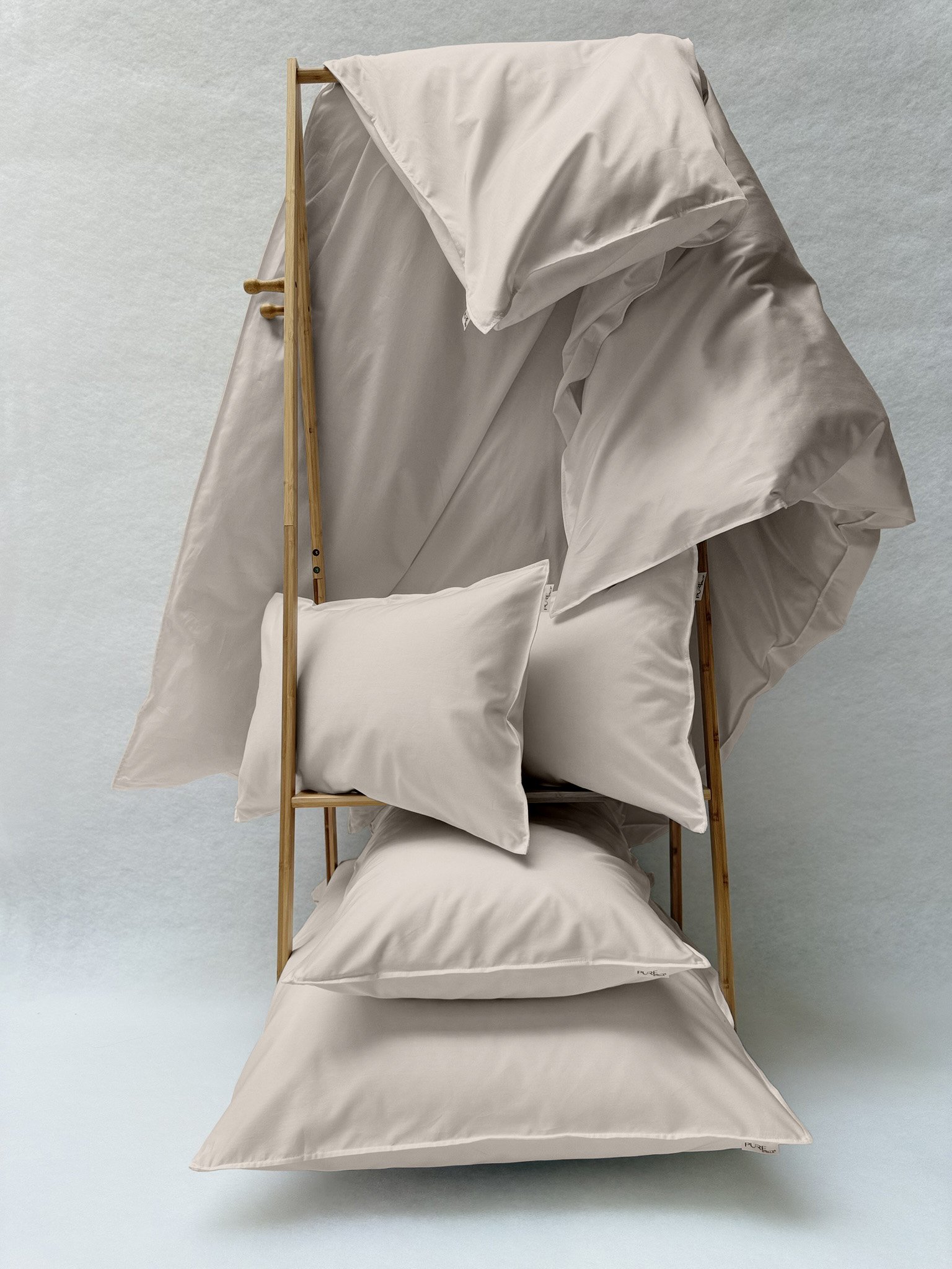 Pure Stella BÉŽOVÉ BIO BAVLNĚNÉ POVLEČENÍ LATTE Velikost povlečení: povlak 50x70cm