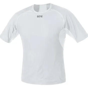 Pánské tričko Triko Gore M WS Base Layer pánské krátké šedo-bílá XL