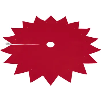 Vánoční dekorace LIVARNO home LED deka pod vánoční stromek (hvězda, červená)