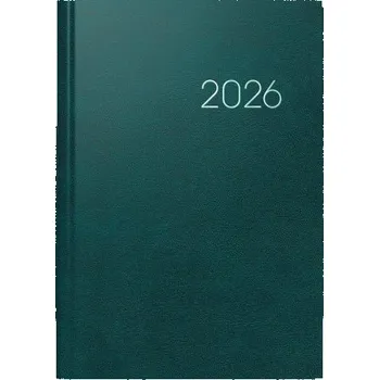 Diář BRUNNEN 1079660906 | Buchkalender Mod. 796 2026 | A5, Kunststoff, schwarz (EN)