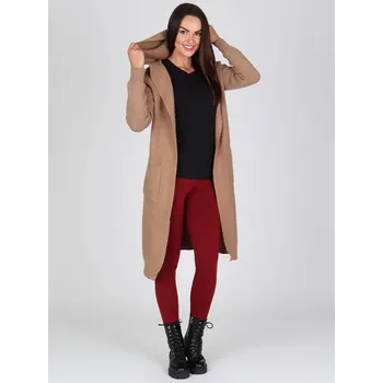 Dámský svetr Dámský kardigan KEIKO hnědá - UNI