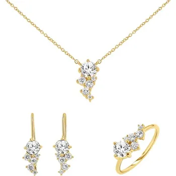 Souprava šperků Sada cluster šperků s lab-grown diamanty Ester