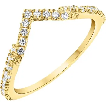 Prsten Vykrojený eternity prsten s lab-grown diamanty Zach