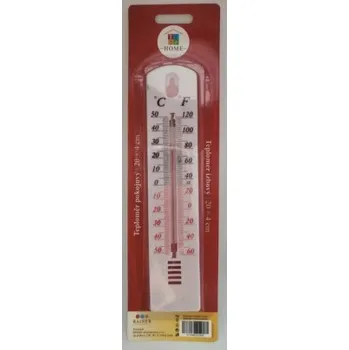 Domácí teploměr Tidy Home platový bílý pokojový teploměr 20 cm